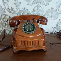 تلفن زیمنس رومیزی و چوبی آنتیک