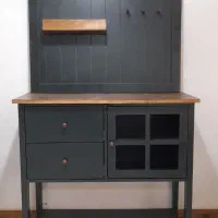 کنسول کافیبار چوبی