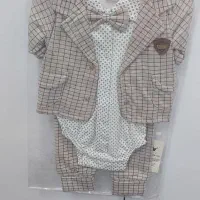 لباس نوزاد پسرونه سایز ۳ به سایز ۴ هم میخوره