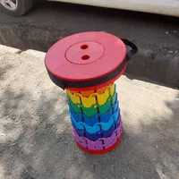 صندلی تاشو پلاستیکی تلسکوپی کمپینگ|صندلی و نیمکت|مشهد, هفده شهریور|دیوار