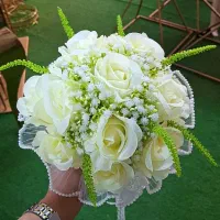 دسته گل عروس|گل مصنوعی|الوند, |دیوار