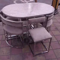 میز و غذا خوری ناهار خوری ۶ نفره بیضی کمجا
