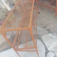 دو عدد میز فلزی مناسب میوه فروشی و نانوایی