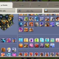 اکانت کلش آف کلنز تانال 17 نیمه مکس