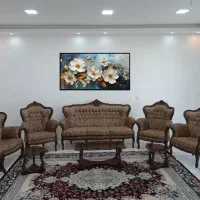 مبل ۹ نفره چوب گردوی تهران