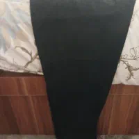 شلوار لی  مشکی جذب زنانه و لگ کبریتی طوسی