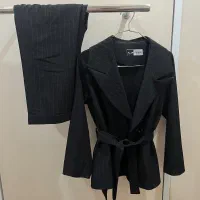 کت شلوار دیپلمات مشکی