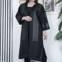 پالتو چرم پوست ماری و مخمل مجلسی جدید