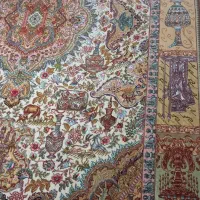 جفت ۶ متری فرش ابریشم دستبافت ۶۰ رج نامی
