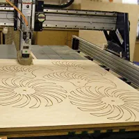 نیرو سی ان سی کار چوب