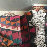 گلیم فرش عتیقه پشم شتر سالم|گلیم، جاجیم، گبه|قم, بنیاد|دیوار