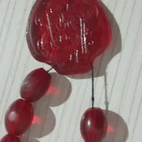 گردنبند عقیق و دو پلاک تزئینی|کلکسیون اشیاء عتیقه|قائمشهر, |دیوار