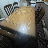 میز ناهار خوری ۶ نفره در حد نو|میز و صندلی غذاخوری|تهران, جنت‌آباد مرکزی|دیوار