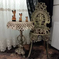ویترین ،میوه خوری ، میز تلفن و صندلی و دو شمدون .|بوفه، ویترین، کنسول|نجف‌آباد, گلدشت|دیوار