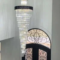 لوستر دوبلکس و بلند کد 45 ، لوستر اسکای لایت|لوستر و چراغ آویز|تهران, امام خمینی|دیوار