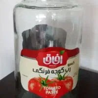 شیشه رب تمیز و سالم