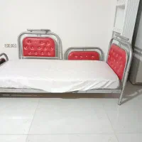 تخت یک نفره فلزی با خوشخواب|تخت و سرویس خواب|مشهد, الهیه|دیوار