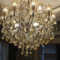 لوستر ۱۵ شاخه ۲۰ لامپ|لوستر و چراغ آویز|کرج, شاهین‌ویلا|دیوار