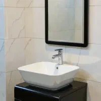 ست کابینت و روشویی مدل F14 به همراه آینه