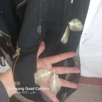 لباس حریر مجلسی با گلدوزی طلایی|لباس|ورامین, ورامین|دیوار