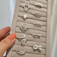 انگشتر آبکاری نقره نو