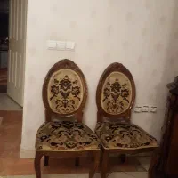 مبل استیل ۹ نفره چوب گردو با میز|مبلمان خانگی و میز عسلی|تهران, نیروی دریایی|دیوار