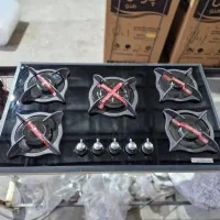 اجاق گاز صفحه ای شیشه و استیل اقساط