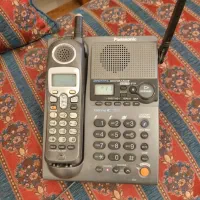 تلفن بیسیم  پاناسونیک دو گوشی|تلفن رومیزی|تهران, صد دستگاه|دیوار