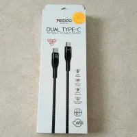 کابل فست شارژ yesido دو سر type-c