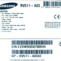 لب تاب سامسونگ -RV511|رایانه همراه|تهران, تهرانپارس غربی|دیوار