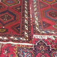 یک جفت فرش دستباف کناره چهارمتری قدیمی
