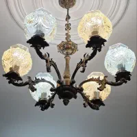 لوستر قدیمی ۶شعله|لوستر و چراغ آویز|تهران, علم و صنعت|دیوار