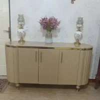 آینه کنسول و میز تلوزیون مدل خم|بوفه، ویترین، کنسول|خوی, |دیوار