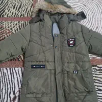 کاپشن داخل خز کلاه دار