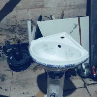 روشویی سه گوش کوچک نو