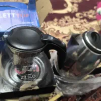 کتری برقی استیل به همراه قوری|قوری، کتری، قهوه‌ساز دستی|مراغه, |دیوار