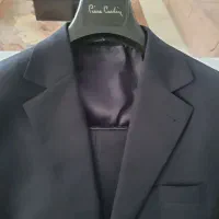 کت و شلوار پیرکاردین مردانه سرمه ای تیره نو