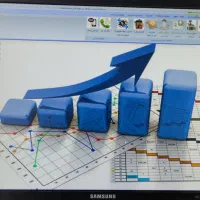 سیستم رستورانی. کامپیوتر. صندوق