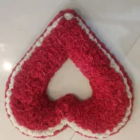 گل ماشین عروس مدل قلب|گل مصنوعی|قوچان, |دیوار