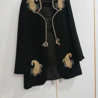 مانتو مزونی بلند وکت وشلوار