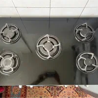اجاق گاز ۵ شعله طرح فر شیشه ای|اجاق گاز و لوازم برقی پخت‌وپز|پاکدشت, پاکدشت (مامازند)|دیوار
