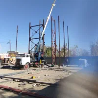 جرثقیل 7تن و 20 تن. دکل بلند..