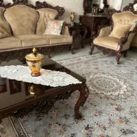 مبل۹نفره چوب راش منبت