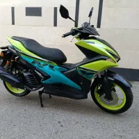 ایروکس NVX155 مدل ۱۴۰۲ رنگ سبز فسفری در حد نو|موتورسیکلت|ساری, |دیوار