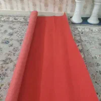 موکت قرمز کبریتی ریز 12متری
