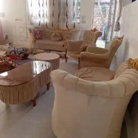 مبلمان سلطنتی هفت نفره|مبلمان خانگی و میز عسلی|الیگودرز, |دیوار