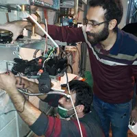 کار تعمیر ونصب پکیج و کولرگازی چیلر لوله کشی