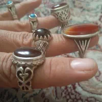 حراج انگشترهای نقره قدمت دار عتیقه فروش فوری