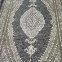 فرش دستباف ماهی رج چهل هس گل ابریشم