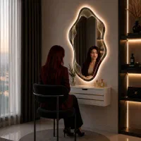 آینه با نور پردازی کد۲۱